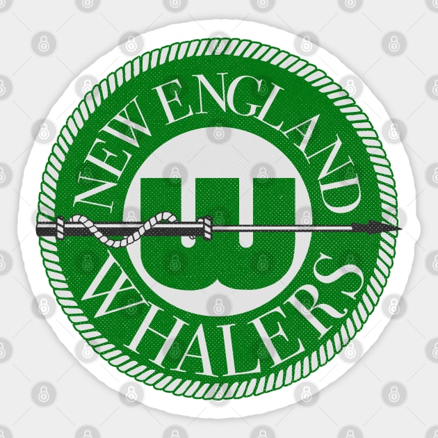 Original New England Whalers Sticker by LocalZonly